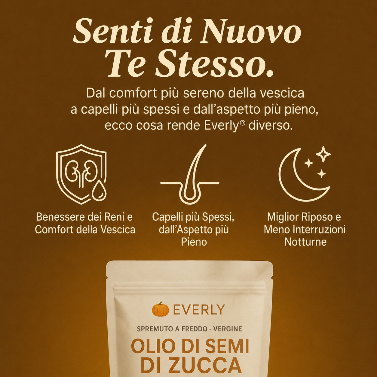 Capsule molli all’olio di semi di zucca – Rafforzano naturalmente la salute dei reni e il benessere della vescica dall’interno