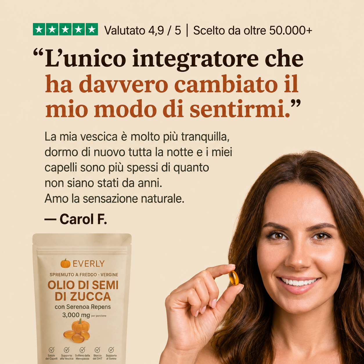 Capsule molli all’olio di semi di zucca – Rafforzano naturalmente la salute dei reni e il benessere della vescica dall’interno