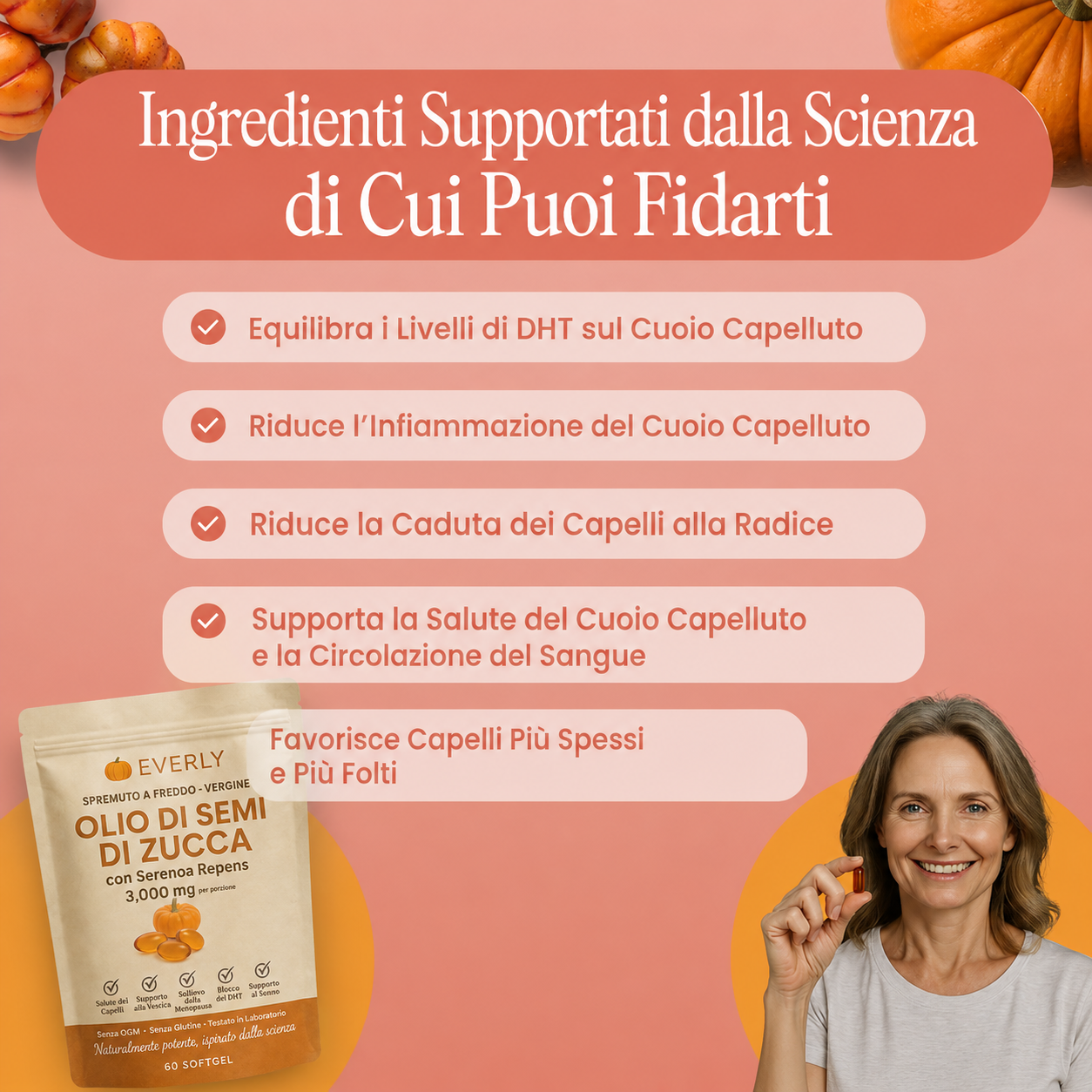 Capsule di olio di semi di zucca